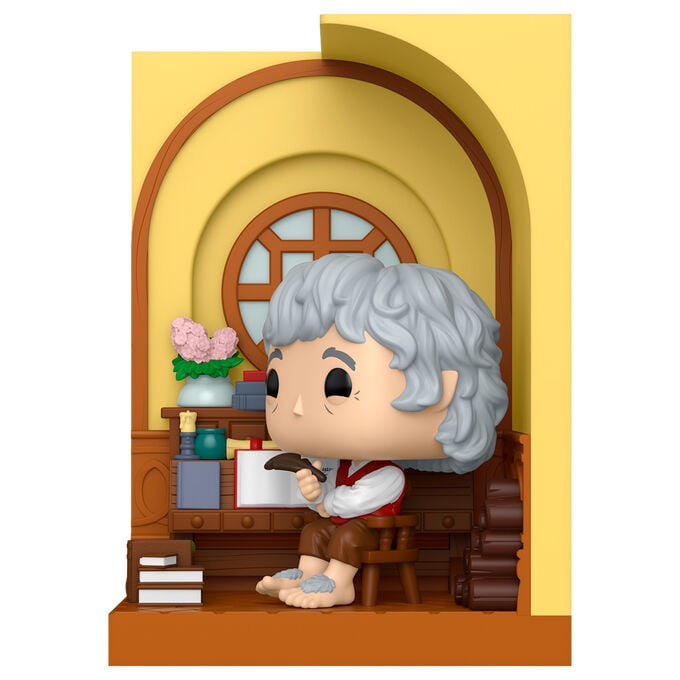 Figura POP Nooks El Señor de los Anillos Bilbo Baggins in Bag-End FUNKO