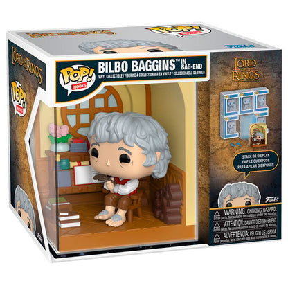 Figura POP Nooks El Señor de los Anillos Bilbo Baggins in Bag-End FUNKO