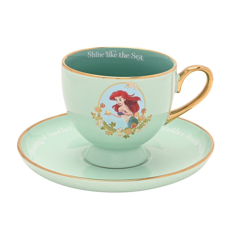 Taza te y platillo Ariel Princesas Disney WIDDOP & CO