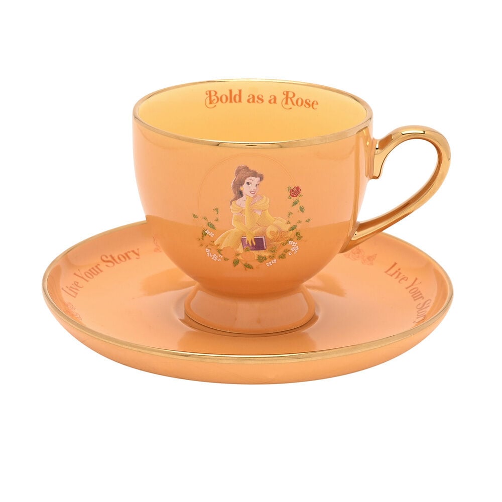 Taza te y platillo Bella Princesas Disney WIDDOP & CO