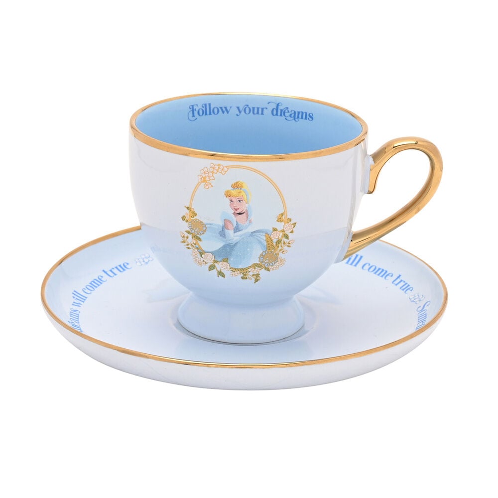 Taza te y platillo Cenicienta Princesas Disney WIDDOP & CO