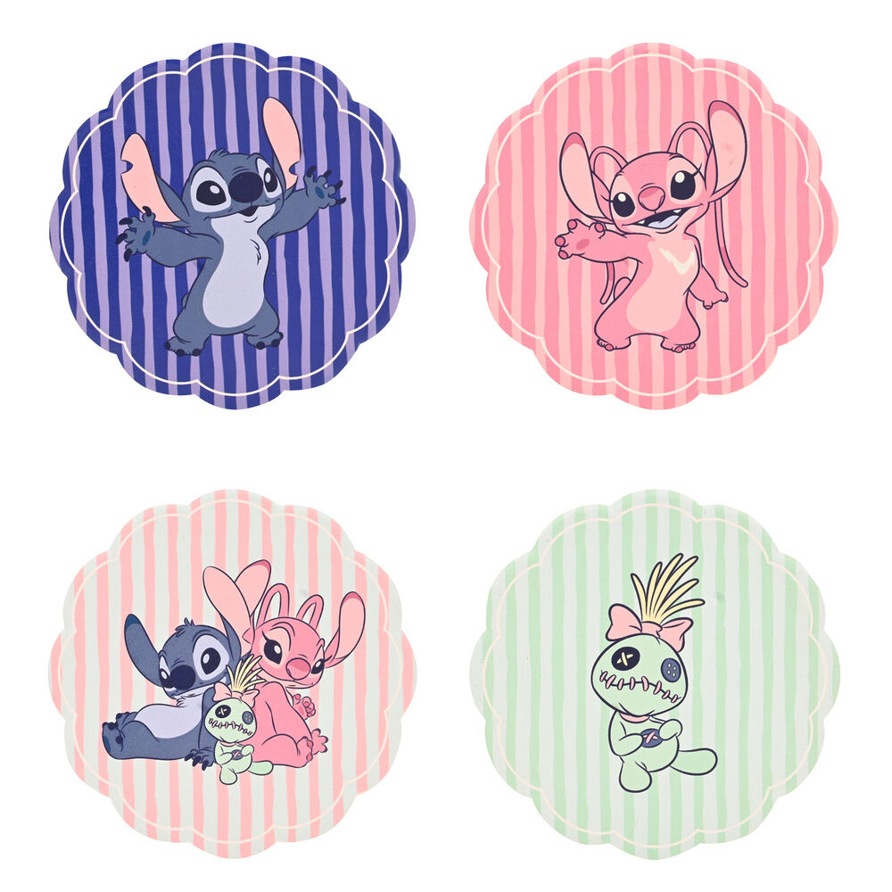Set 4 posavasos ceramica Stitch Disney WIDDOP & CO