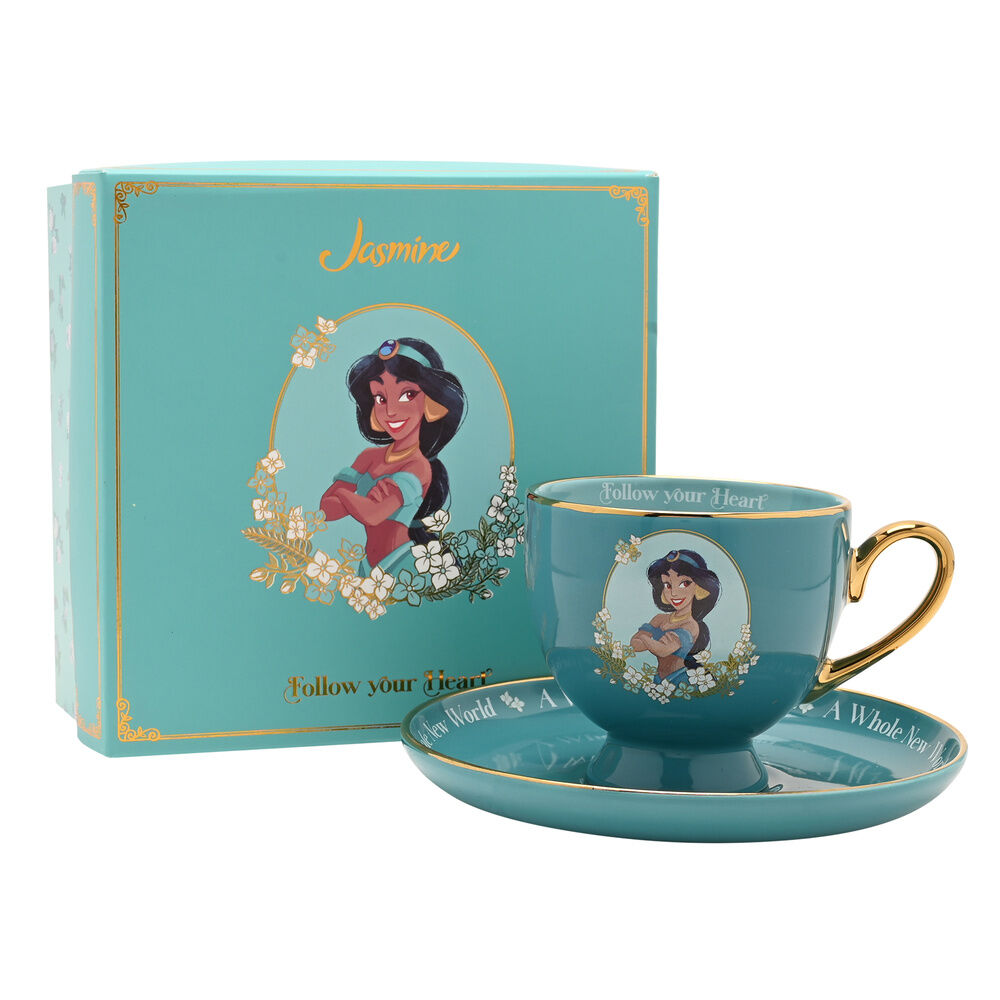 Taza te y platillo Jasmine Princesas Disney WIDDOP & CO