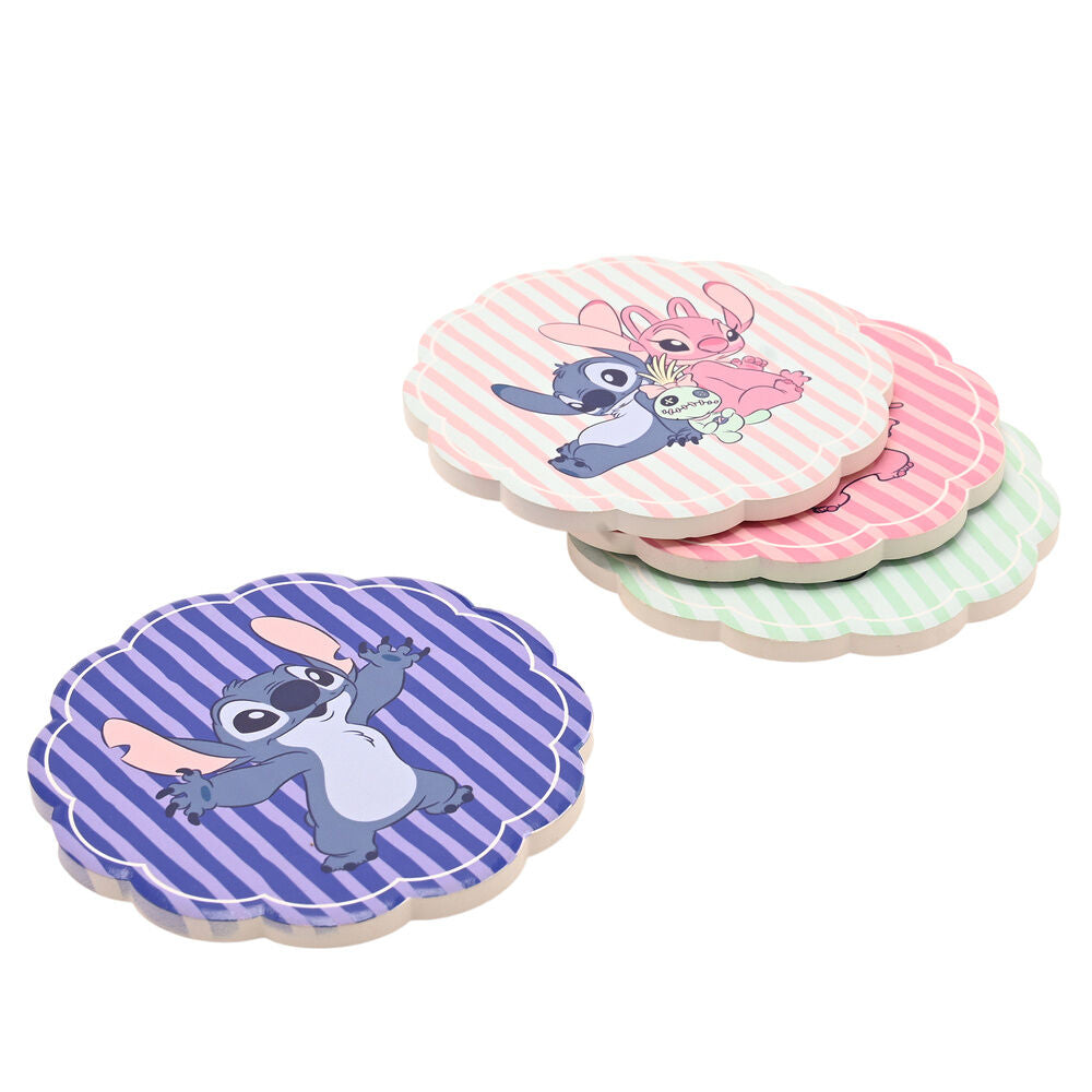 Set 4 posavasos ceramica Stitch Disney WIDDOP & CO