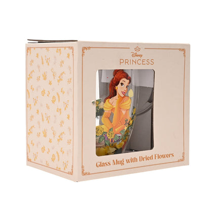 Taza cristal flores secas Bella Princesas Disney WIDDOP & CO