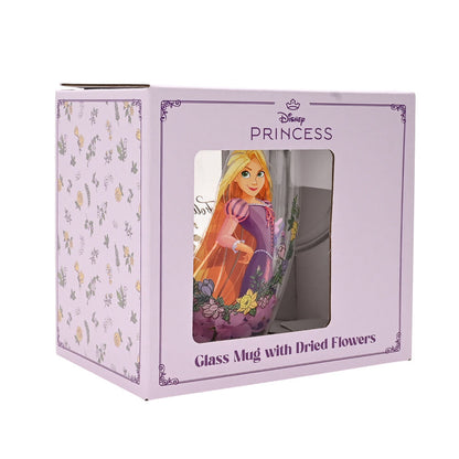 Taza cristal flores secas Rapunzel Princesas Disney WIDDOP & CO