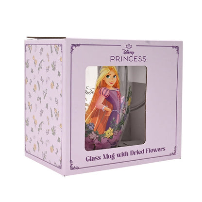 Taza cristal flores secas Rapunzel Princesas Disney WIDDOP & CO