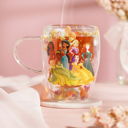 Taza cristal flores secas Princesas Disney WIDDOP & CO