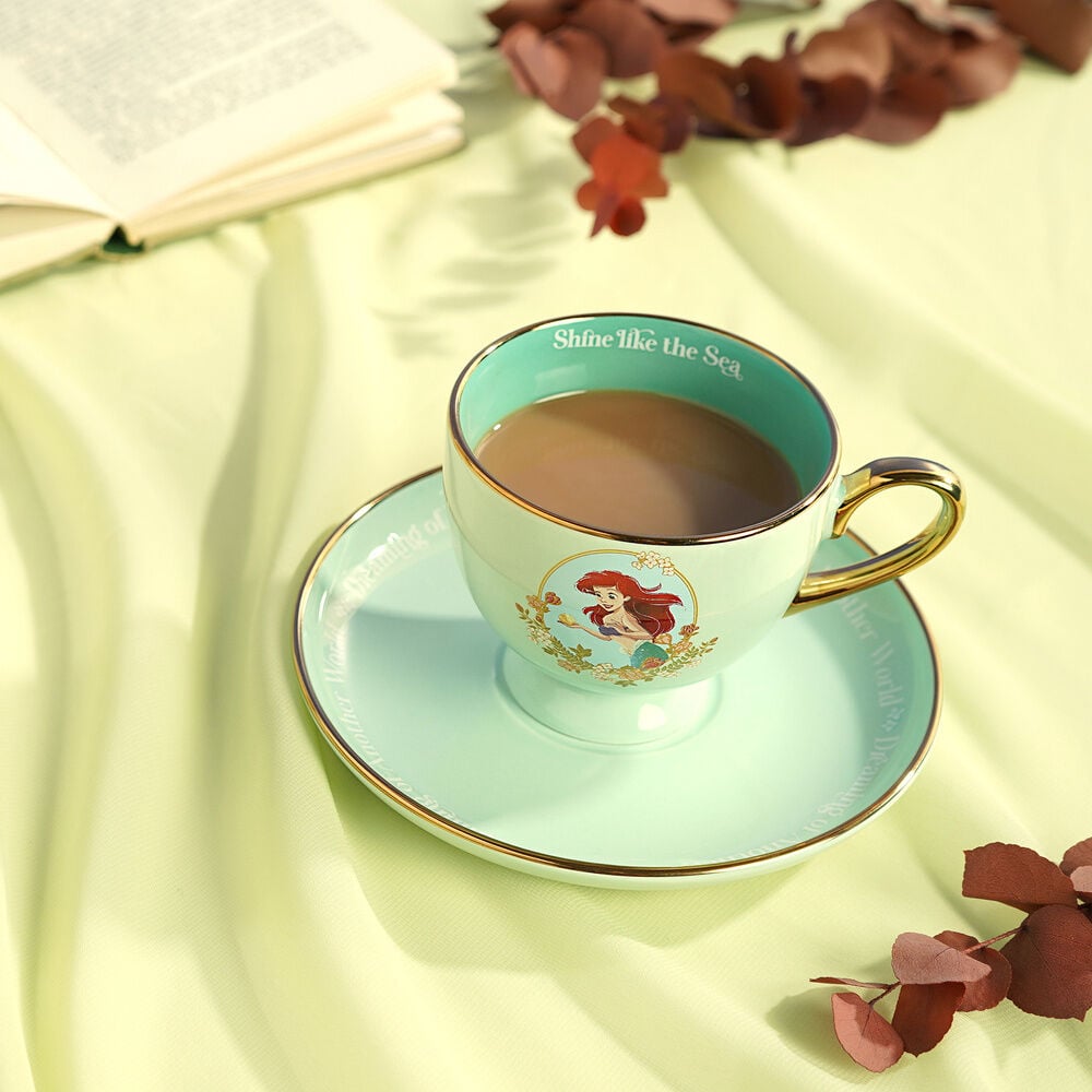 Taza te y platillo Ariel Princesas Disney WIDDOP & CO