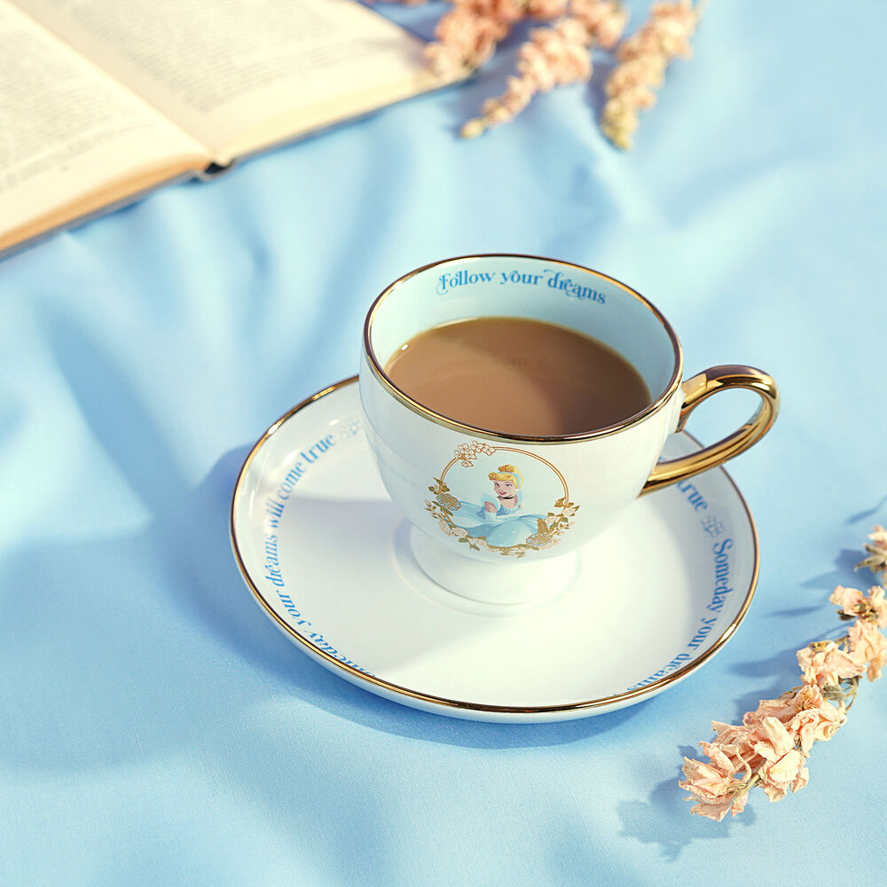 Taza te y platillo Cenicienta Princesas Disney WIDDOP & CO