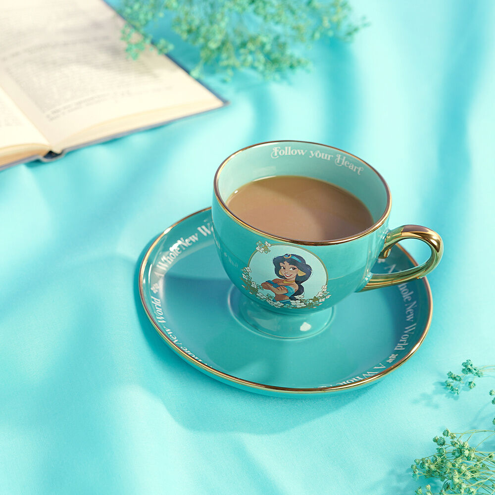 Taza te y platillo Jasmine Princesas Disney WIDDOP & CO