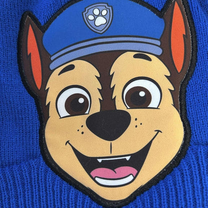 Set gorro y guantes Chase Patrulla Canina Paw Patrol CERDÁ