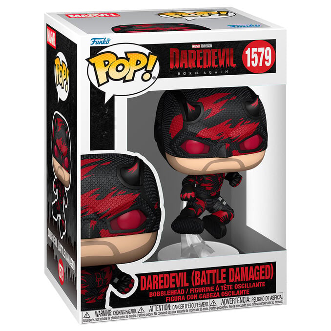 Figura POP Marvel Daredevil Born Again Daredevil Battle Damaged FUNKO