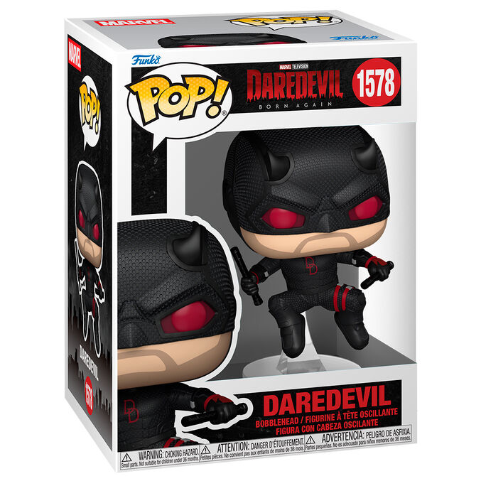 Figura POP Marvel Daredevil Born Again Daredevil Black Suit FUNKO