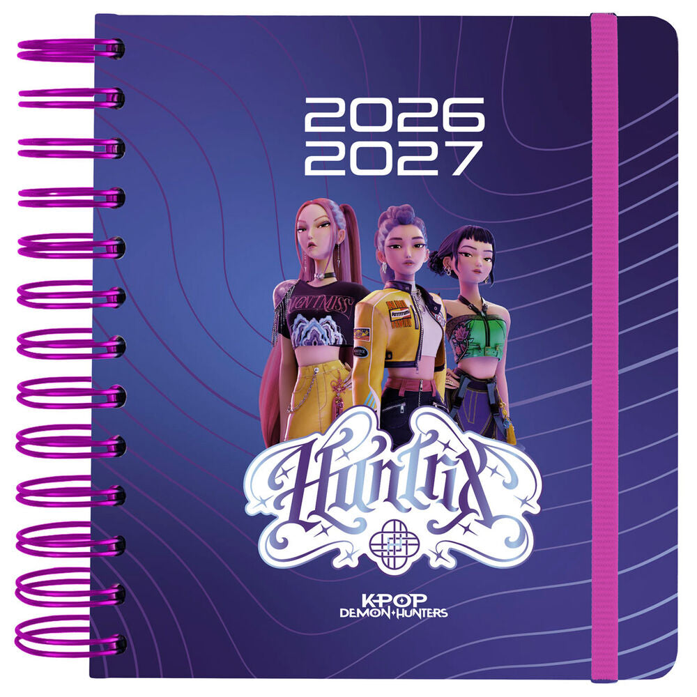 Agenda Escolar KPop Demon Hunters 2026/2027 ERIK