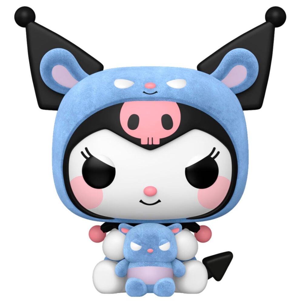 Figura POP Hello Kitty Kuromi As Baku Flocked FUNKO