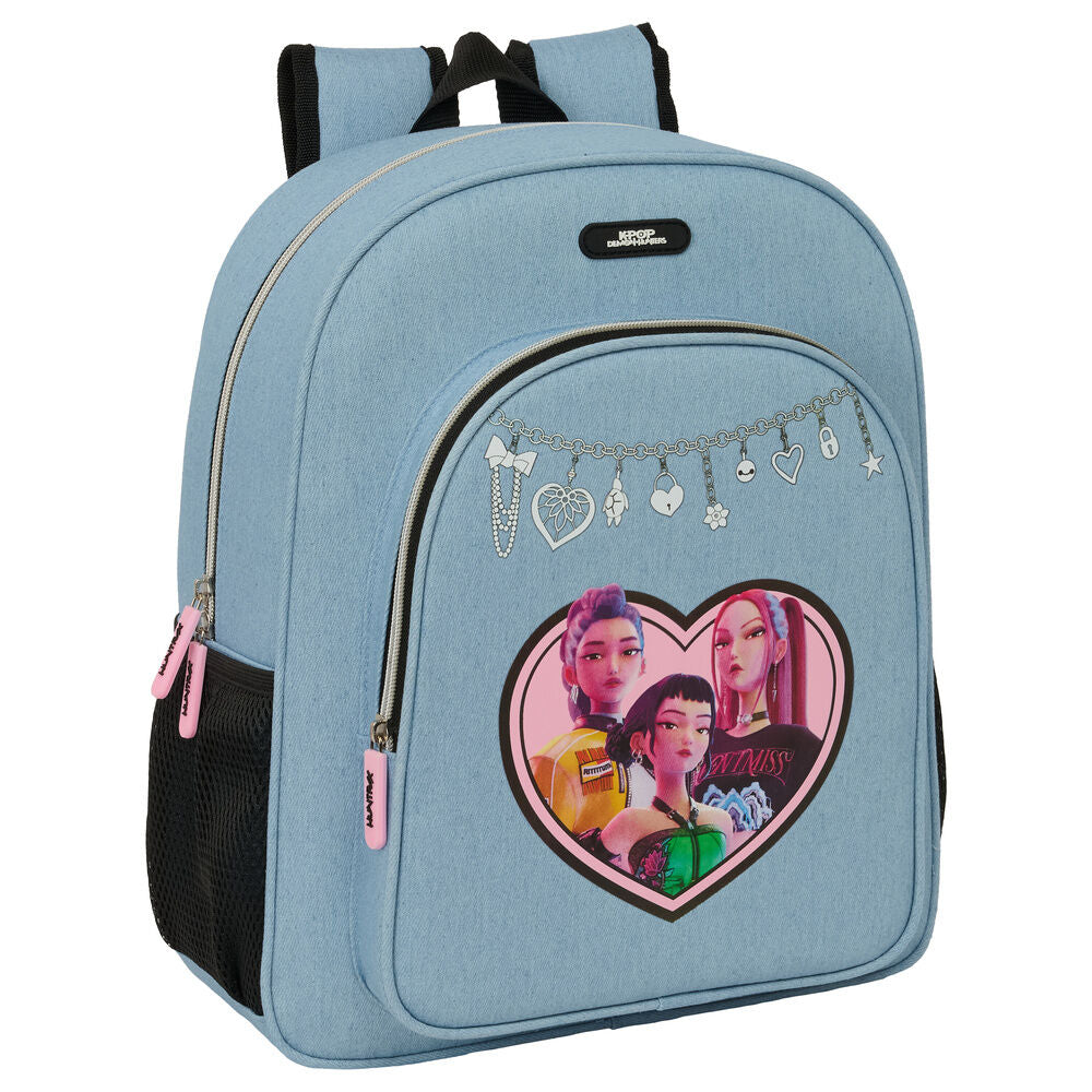Mochila Huntrix Demon Hunters Kpop 38cm adaptable SAFTA