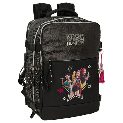 Mochila viaje cabina Energy Kpop Demon Hunters 44cm SAFTA