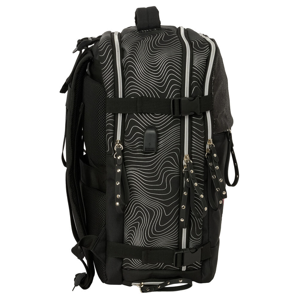 Mochila viaje cabina Energy Kpop Demon Hunters 44cm SAFTA