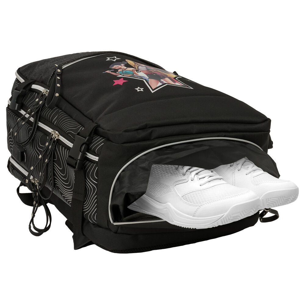 Mochila viaje cabina Energy Kpop Demon Hunters 44cm SAFTA