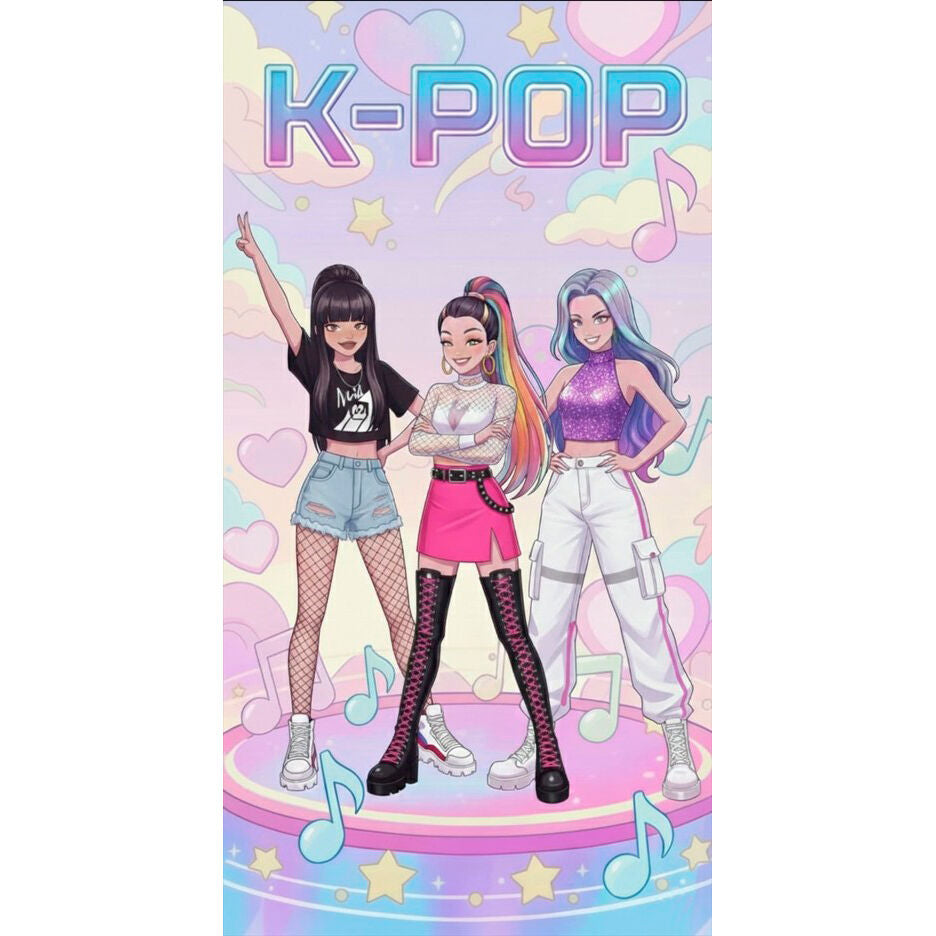 Toalla Kpop microfibra ociostock