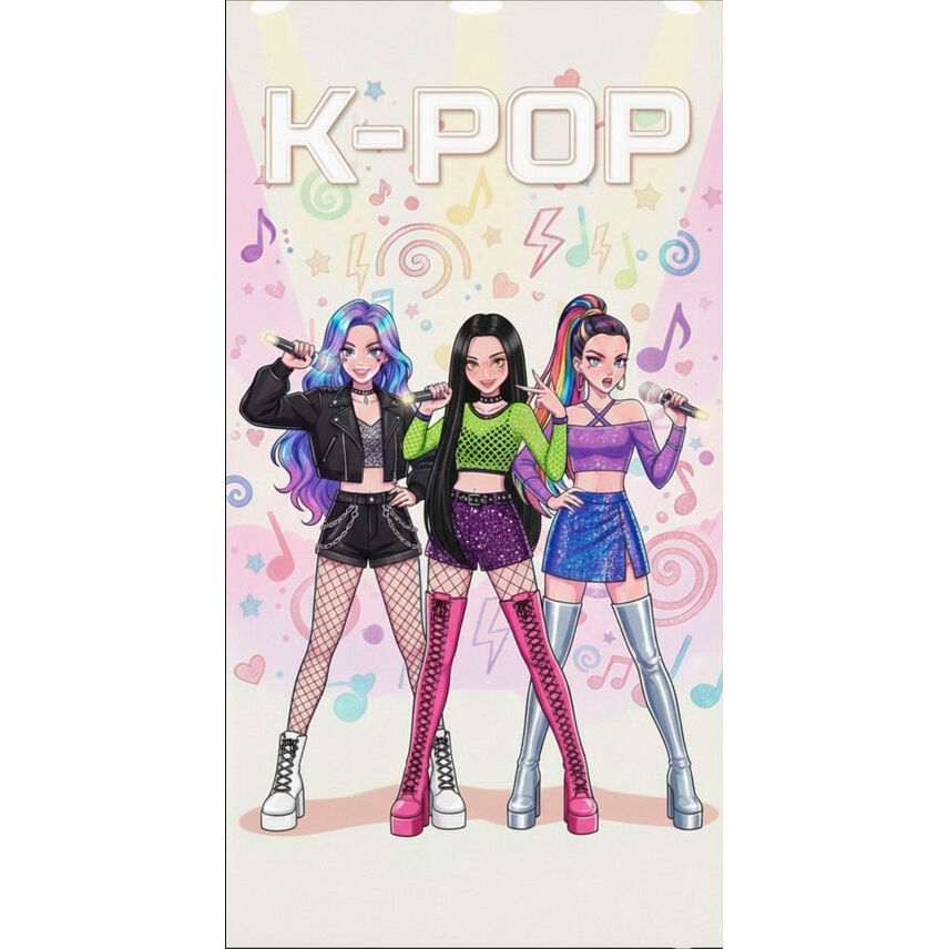 Toalla Kpop microfibra ociostock