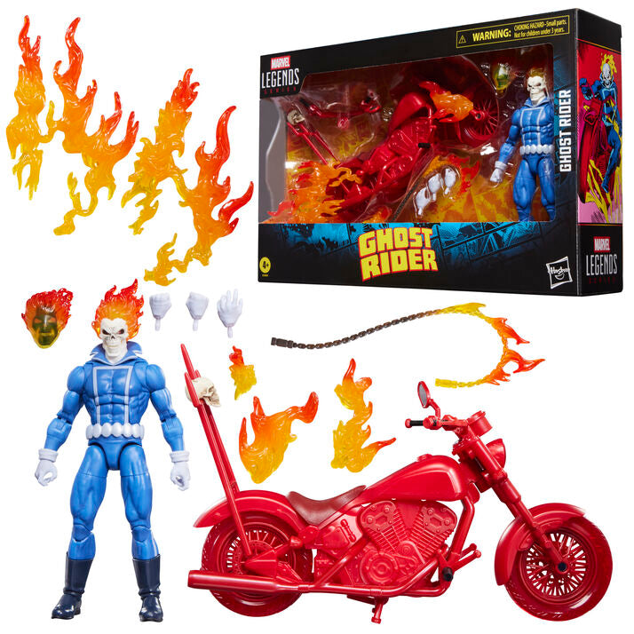 Figura Johnny Blaze Ghost Rider Marvel Legends Series 15cm HASBRO