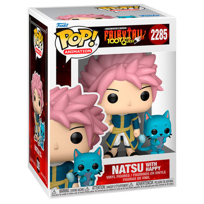 Figura POP Fairy Tail 100 Years Quest Natsu with Happy FUNKO