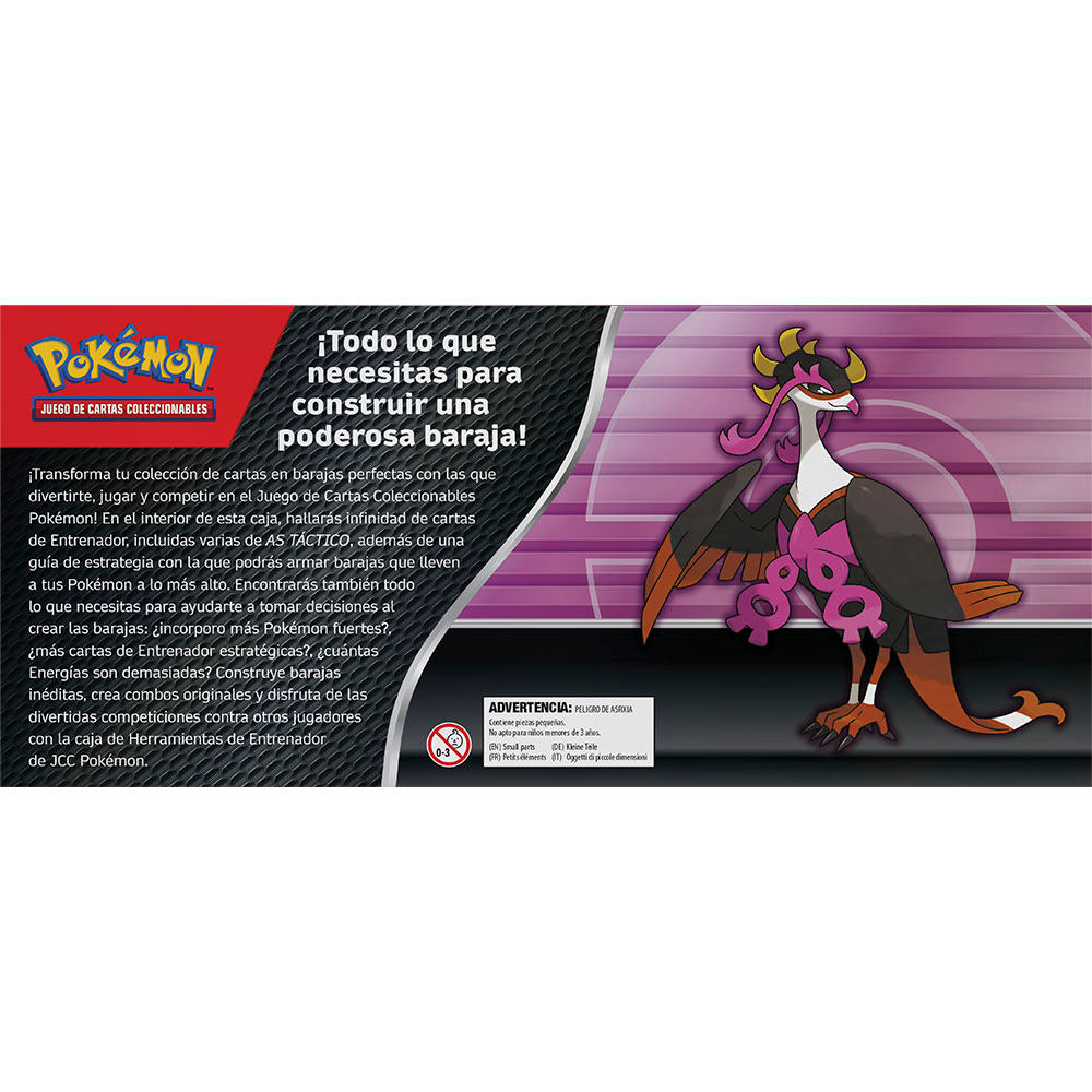 Estuche Kit Herramientas de Entrenador cartas Pokemon español POKEMON JUEGO DE CARTAS