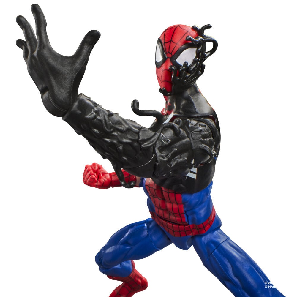 Figura Spiderman Alien Costume Secret Wars Marvel Legends Series 15cm HASBRO
