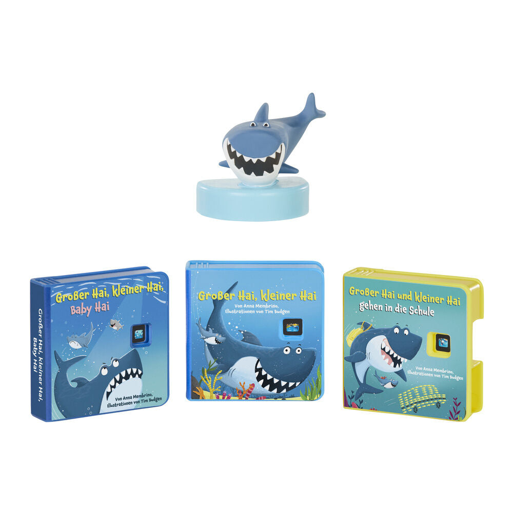 Cuento Big Shark, Little Shark Story Dream machine español LITTLE TIKES