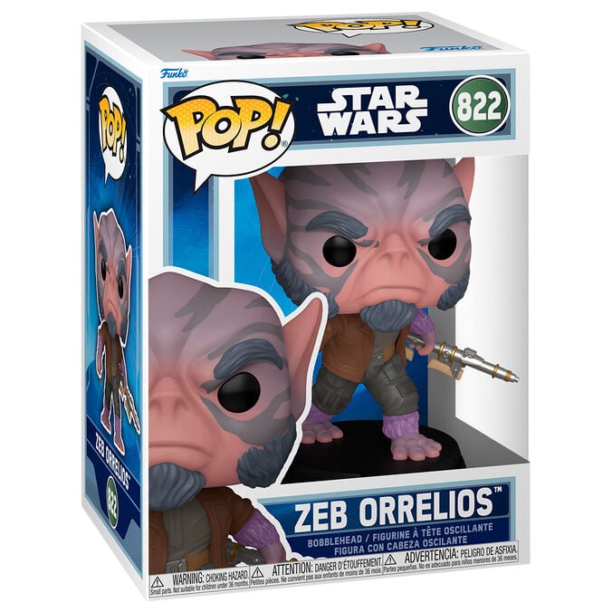 Figura POP Star Wars Mandalorian & Grogu Zeb Orrelios FUNKO