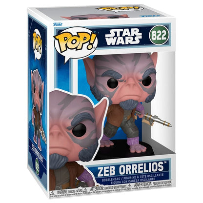 Figura POP Star Wars Mandalorian & Grogu Zeb Orrelios FUNKO
