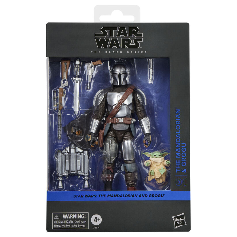 Figura The Mandalorian & Grogu Star Wars The Mandalorian & Grogu 15cm HASBRO