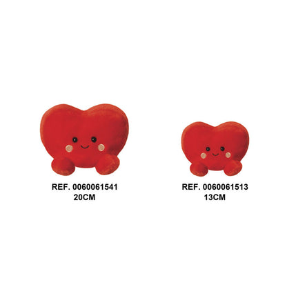 Espositor 12 peluches Corazon Palm Pals 13-20cm surtido AURORA