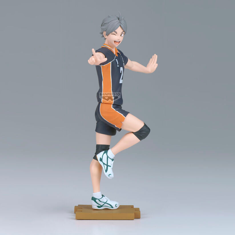 Figura Koshi Sugawara Haikyu - Haikyu 14cm BANPRESTO