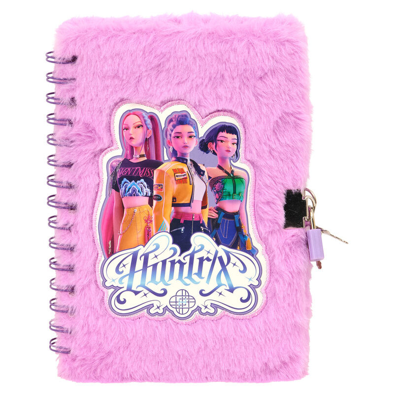 Set Diario + Boligrafo candado Stationery Kpop Demon Hunters SAFTA