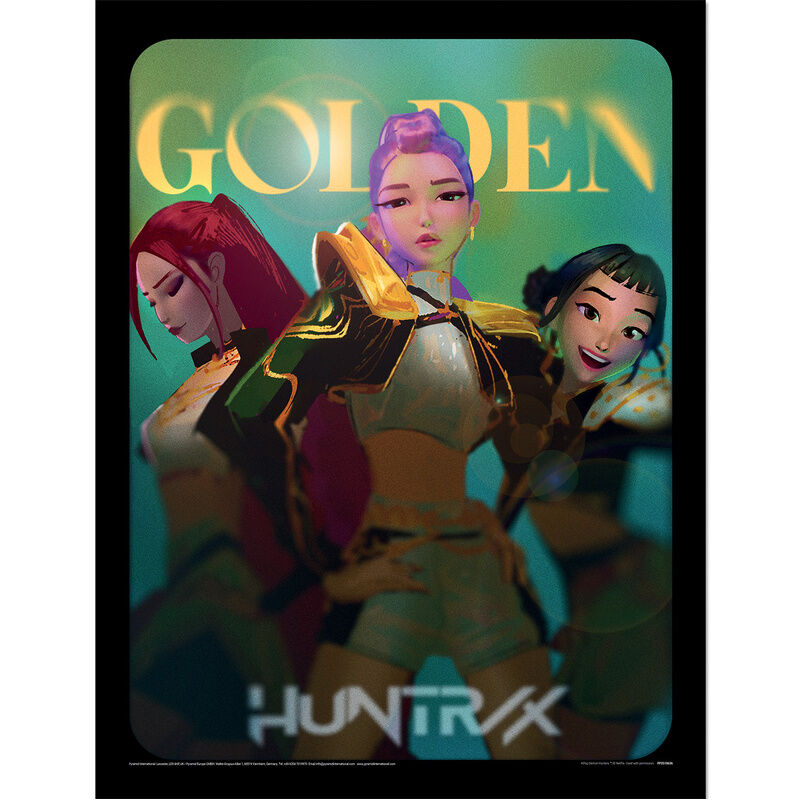 Cuadro KPop Golden Demon Hunters PYRAMID