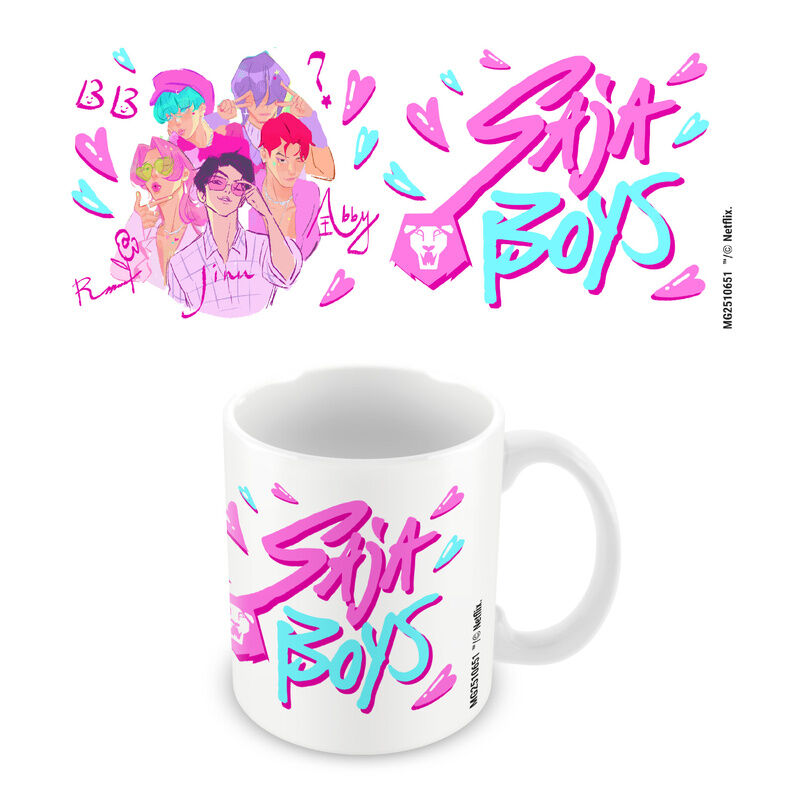 Taza Saja Boys Art KPop Demon Hunters 325ml PYRAMID