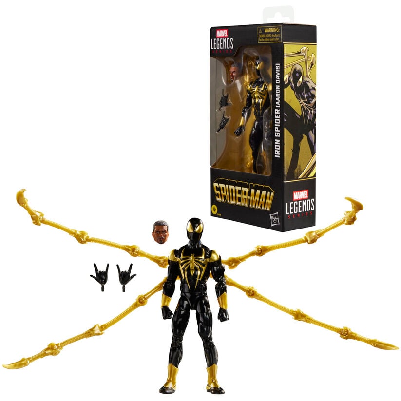 Figura Iron Spider Aroon Davis Spiderman Marvel 15cm HASBRO