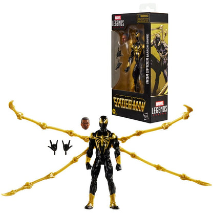 Figura Iron Spider Aroon Davis Spiderman Marvel 15cm HASBRO