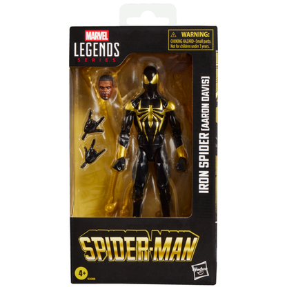 Figura Iron Spider Aroon Davis Spiderman Marvel 15cm HASBRO