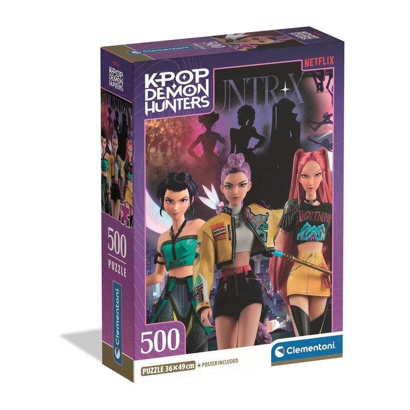 Puzzle 2 CB Kpop Demon Hunters 500pzs CLEMENTONI