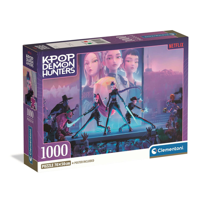 Puzzle 1 CB Kpop Demon Hunters 1000pzs CLEMENTONI