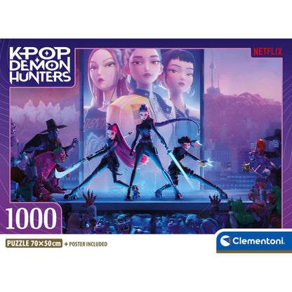 Puzzle 1 CB Kpop Demon Hunters 1000pzs CLEMENTONI