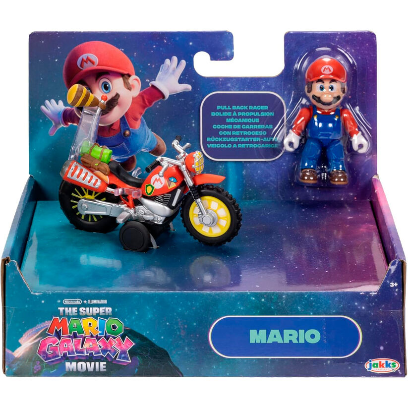Figura + vehiculo Super Mario Galaxy Movie Super Mario Bros JAKKS PACIFIC