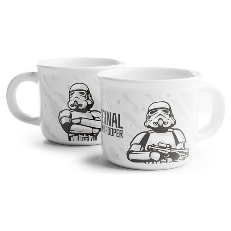 Set 2 tazas cafe Soldado Imperial Stormtrooper Star Wars 100ml PUCKATOR