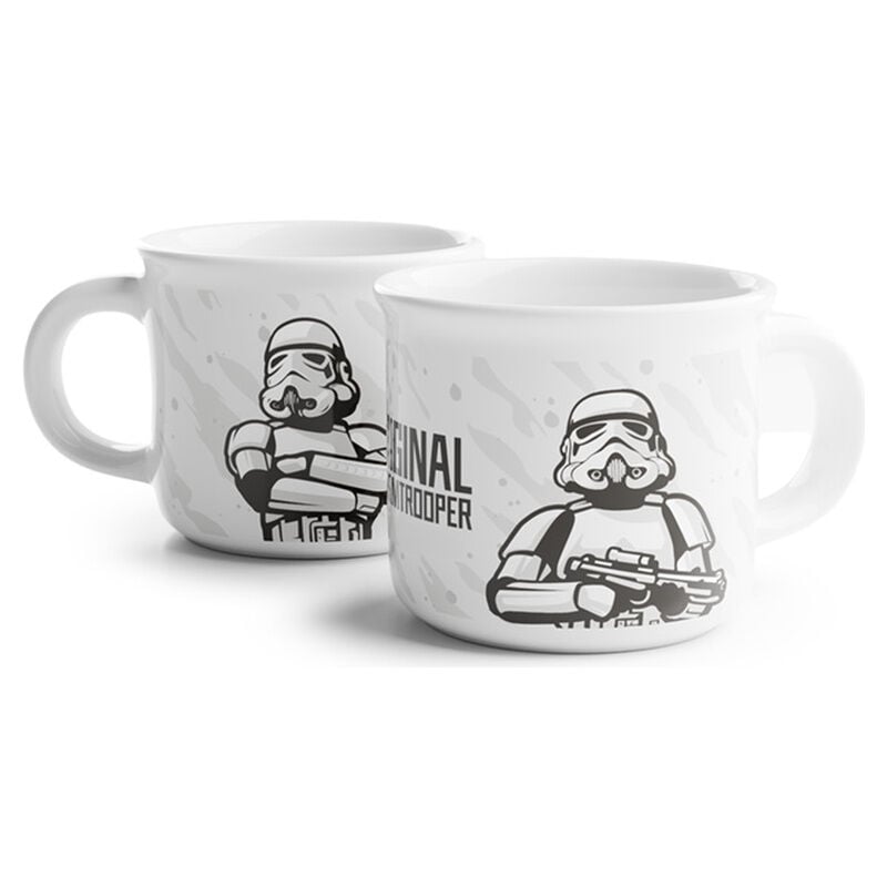 Set 2 tazas cafe Soldado Imperial Stormtrooper Star Wars 100ml PUCKATOR