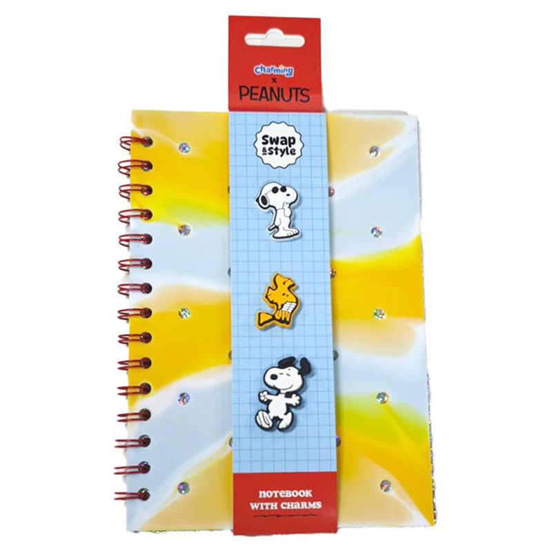 Libreta A5 Rayas Peanuts Snoopy & Woodstock PUCKATOR
