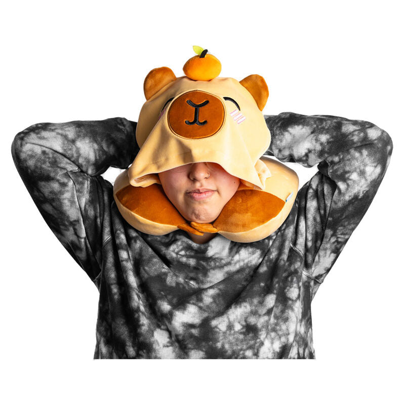 Almohada viaje capucha Duke El Capibara Hoodeazzz PUCKATOR